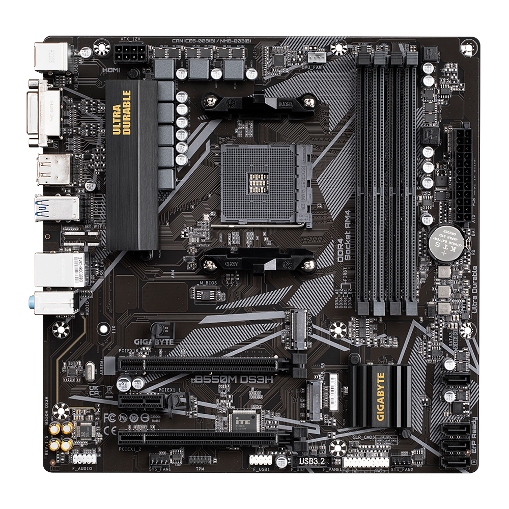 Gigabyte B550M DS3H