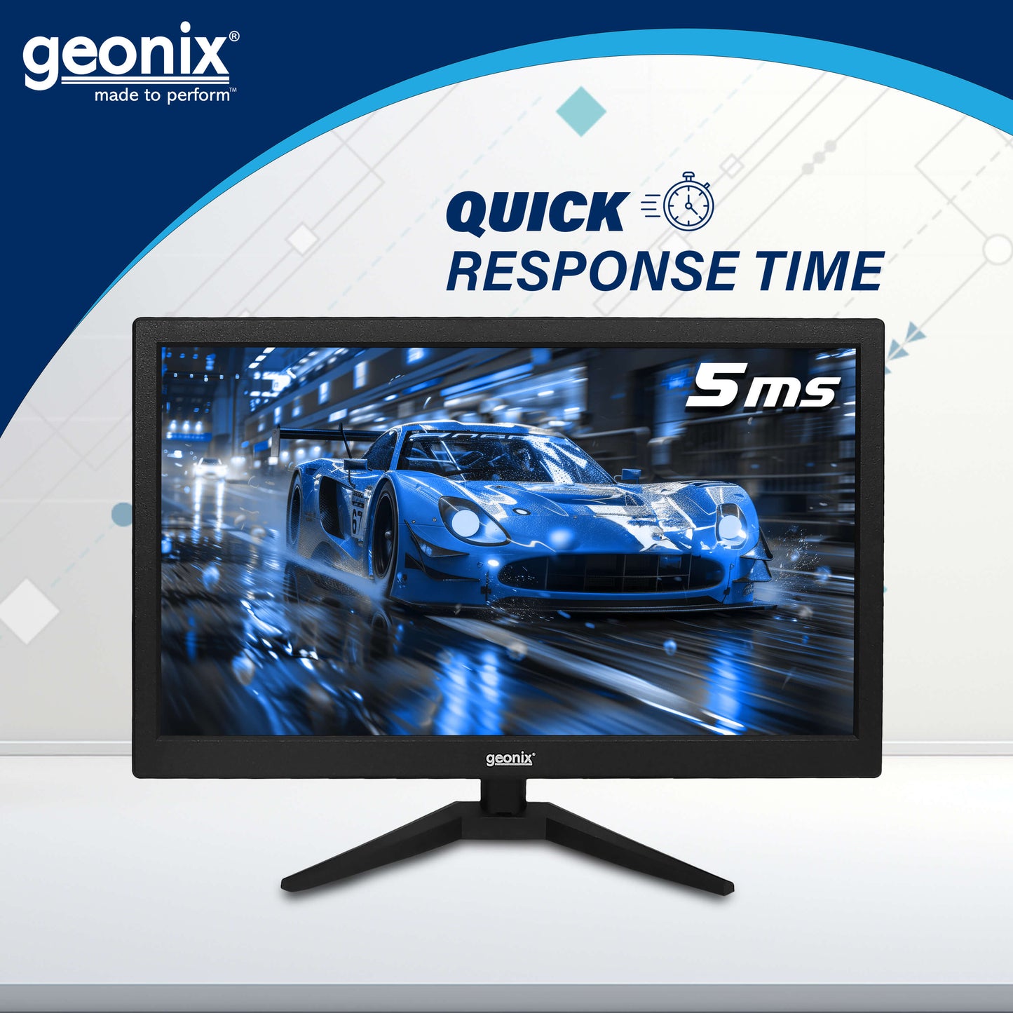 18.5" Geonix PC LED MONITOR GXTF-WVHDF185