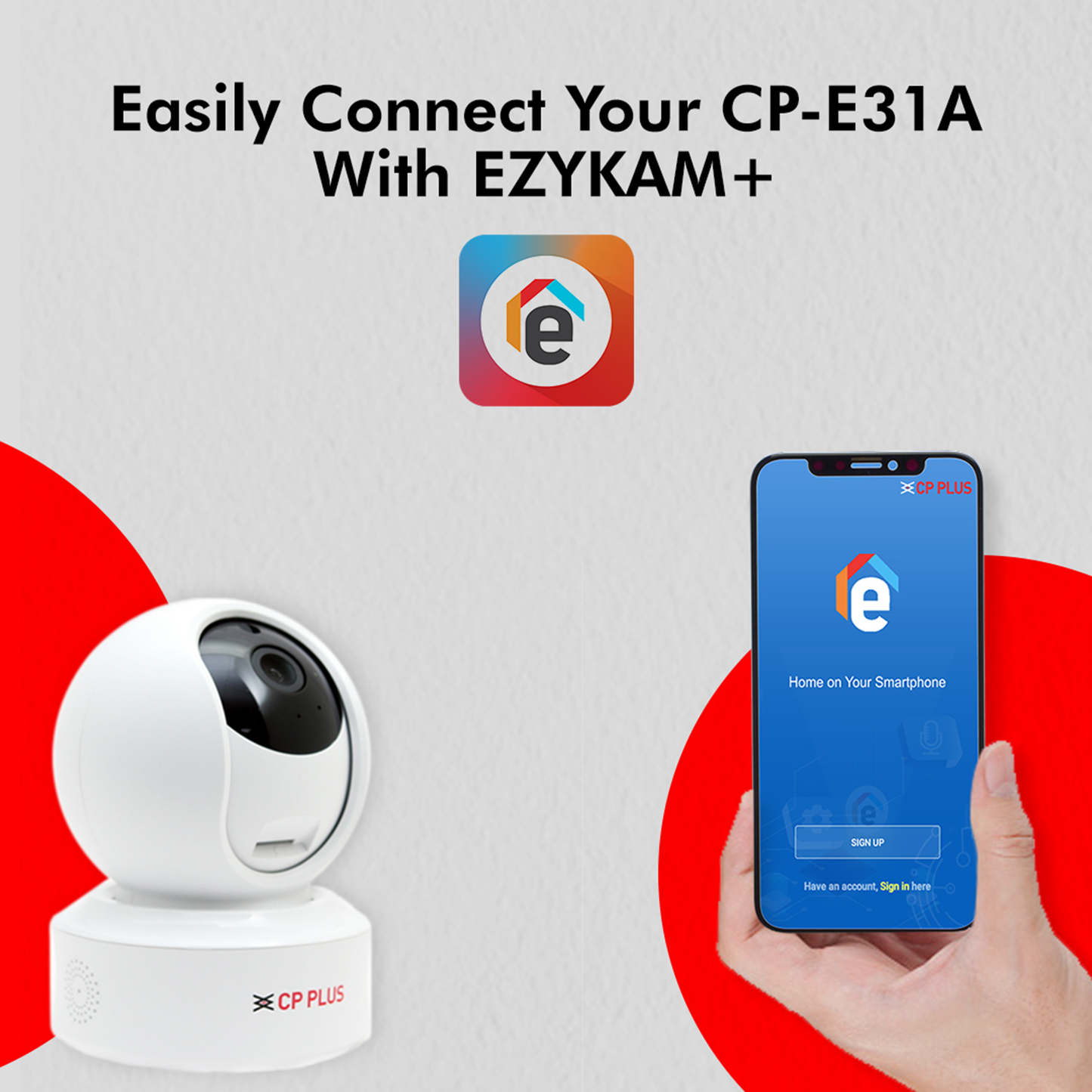 CP PLUS CP-E31A 3MP WIFI Camera