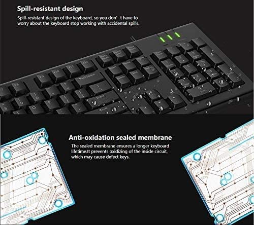 RAPOO NK1900 USB WIRED KEYBOARD