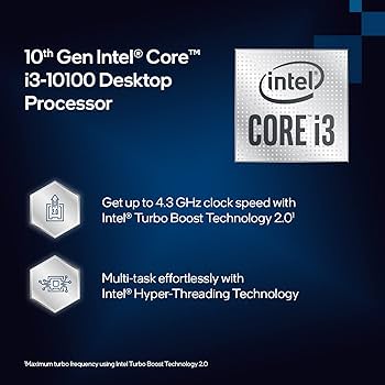 Intel Core I3-10100 Processor