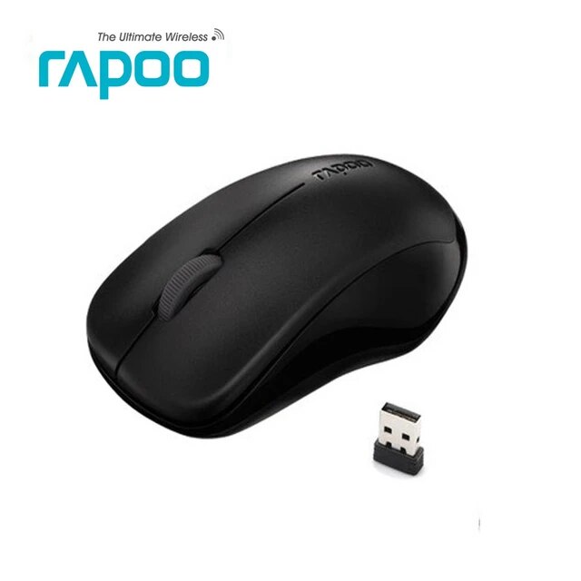 Rapoo 1620 wireless Mouse - Black