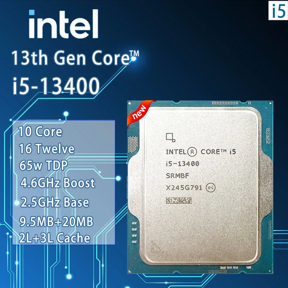 Intel® Core™ i5-13400 Processor | 10 Cores - 16 Threads |