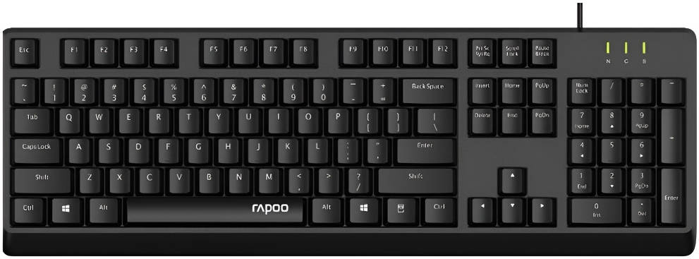 RAPOO NK1900 USB WIRED KEYBOARD