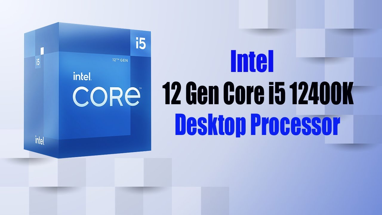 INTEL CORE I5 12400K 12TH GENERASTION PROCESSOR