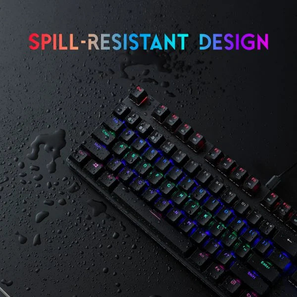 Rapoo V500 Pro Backlit Mechanical Gaming Keyboard Black (Blue Switch Edition)