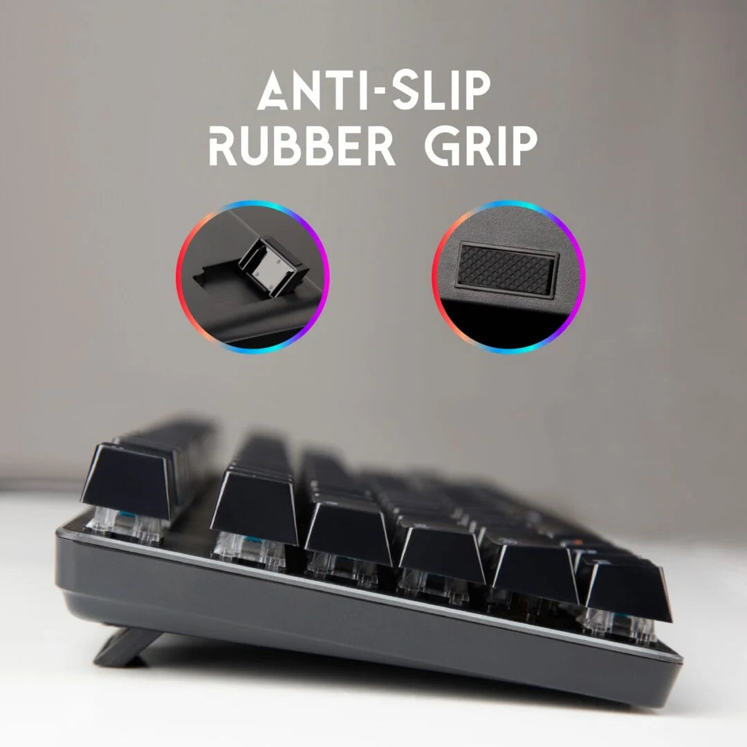 Rapoo V500 Pro Backlit Mechanical Gaming Keyboard Black (Blue Switch Edition)
