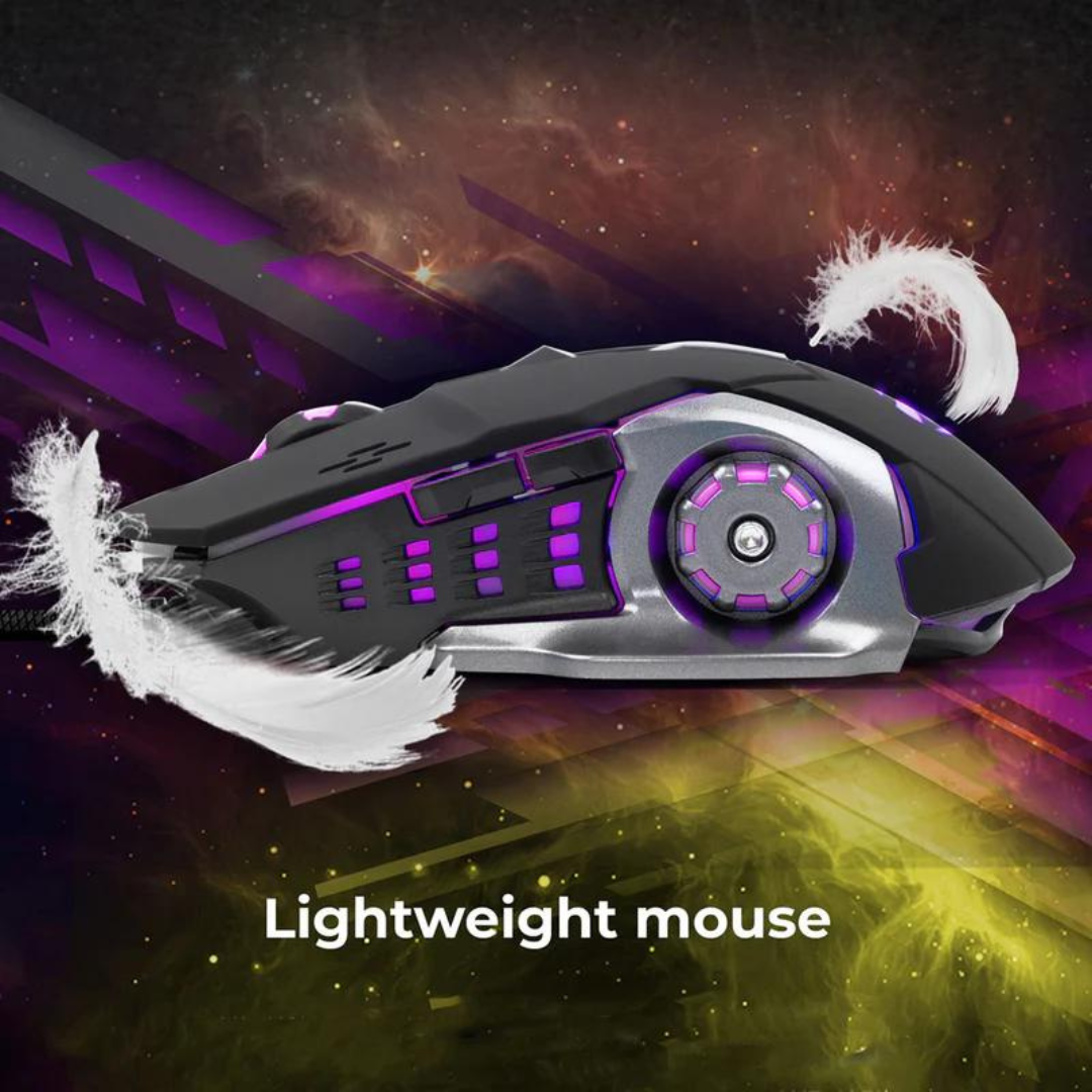 Zebronics Zeb-Transformer M2 Premium Gaming Mouse with RGB Lights