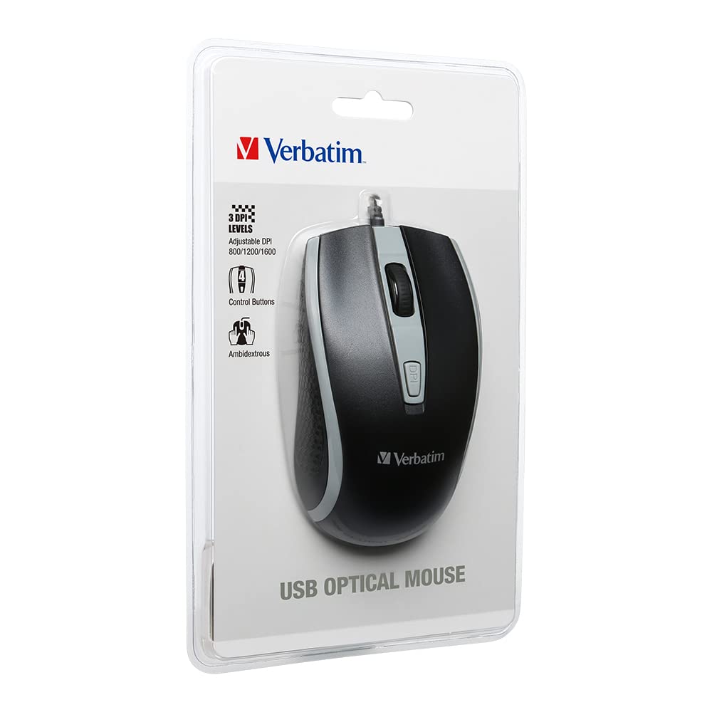 Verbatim Wired USB Mouse