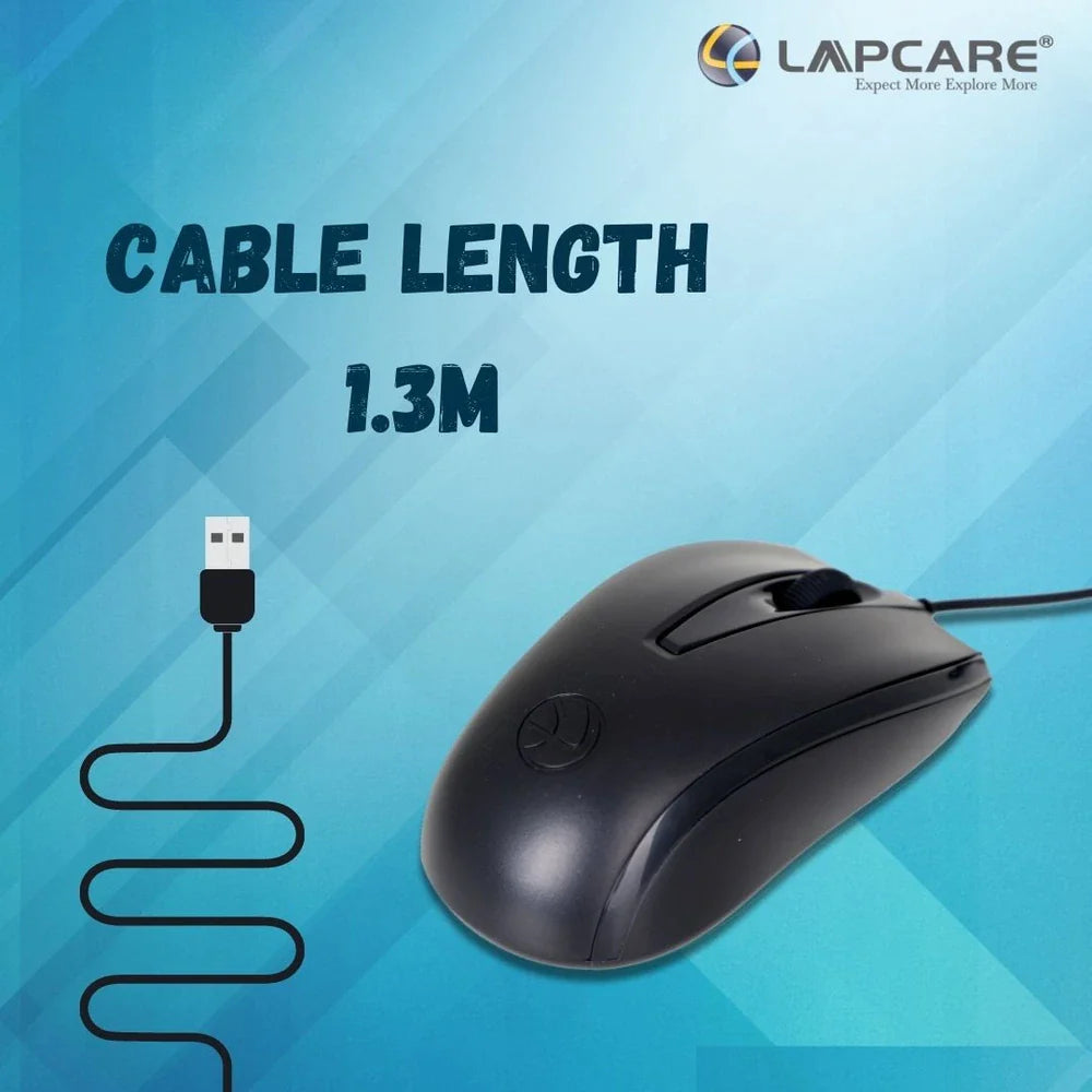 Lapcare Wired USB Mouse