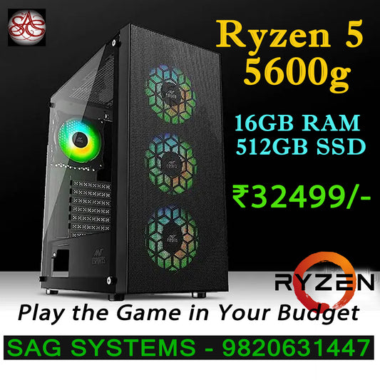 Ryzen 5 5600G | 16GB RAM | 512GB SSD
