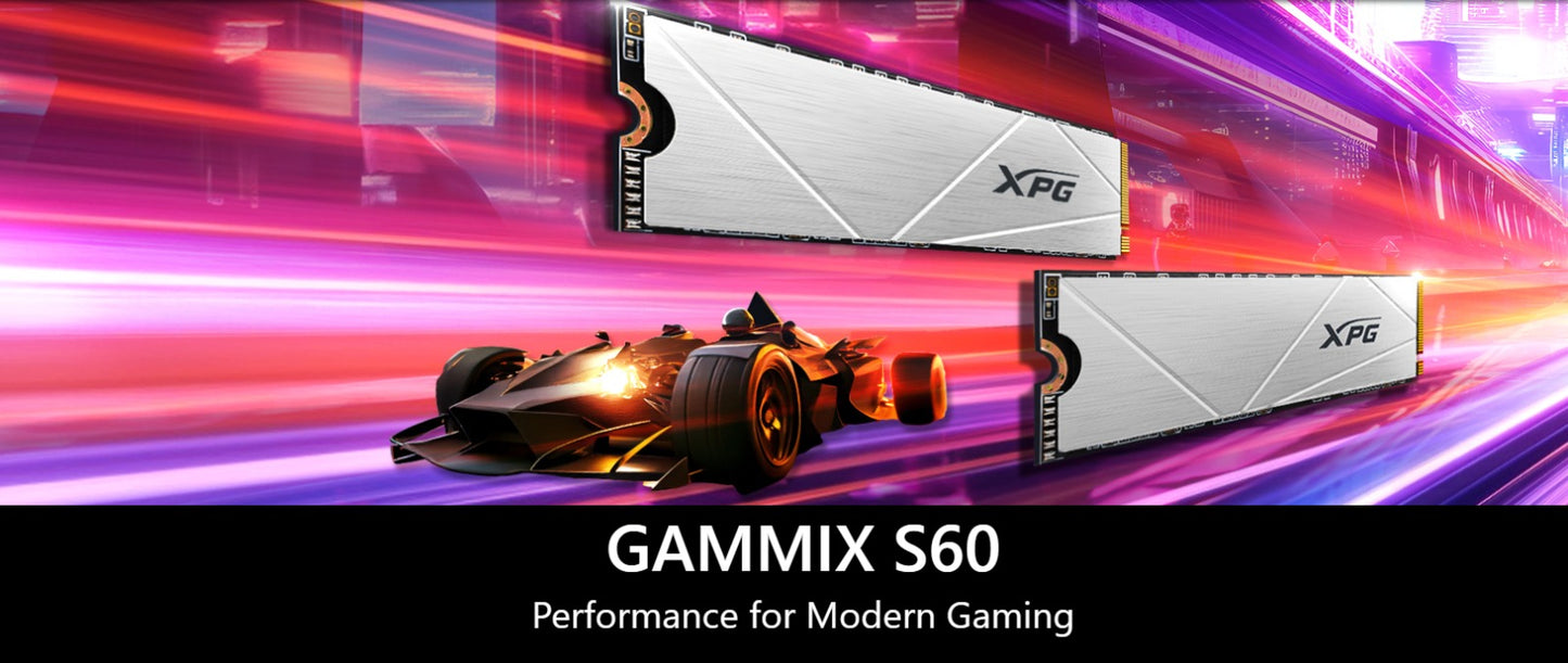 512GB XPG GAMMIX S60 PCIe Gen4 x4 M.2 2280 Solid State Drive