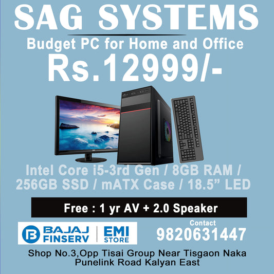 Desktop PC for Home & Office @ 12999/-